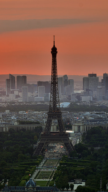 Eiffel Tower, Paris skyline, resolution, Breathtaking graphy HD phone wallpaper