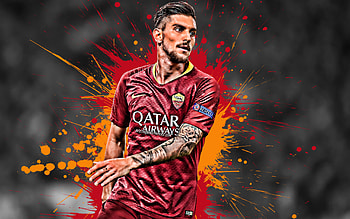 Lorenzo Pellegrini, football, as roma HD wallpaper