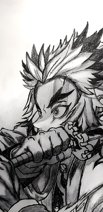 Kyojuro Rengoku, Kyojuro Rengoku, Anime, Demon Slayer: Kimetsu no Yaiba HD phone wallpaper