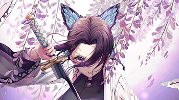 Shinobu Kochou Demon Slayer Kimetsu no Yaiba HD wallpaper