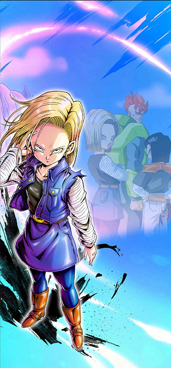 Android 18, Dragon Ball Legends, Yellow SP HD phone wallpaper