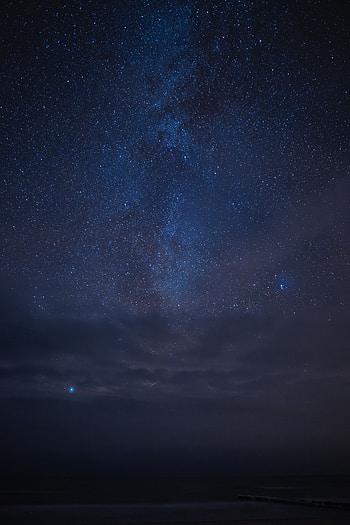 Stars, Night, Dark, Shine, Starry Sky, Brilliance, Night Sky HD phone wallpaper