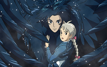 Hayao Miyazaki, Howl's Moving Castle, Studio Ghibli anime movie HD wallpaper