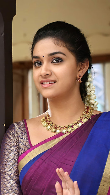 Keerthi Suresh, tamil actress HD phone wallpaper