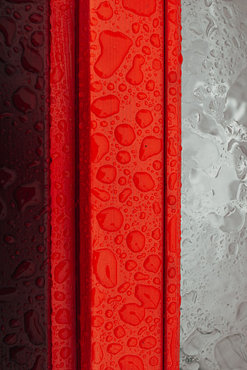 Drops, Macro, Surface, Moisture, Grey HD phone wallpaper