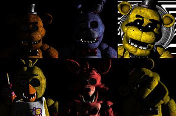 Fazbear Entertainment, Freddy Fazbear's Pizza, Classic Animatronics, Original Animatronics, Five Nights at Freddy's HD wallpaper