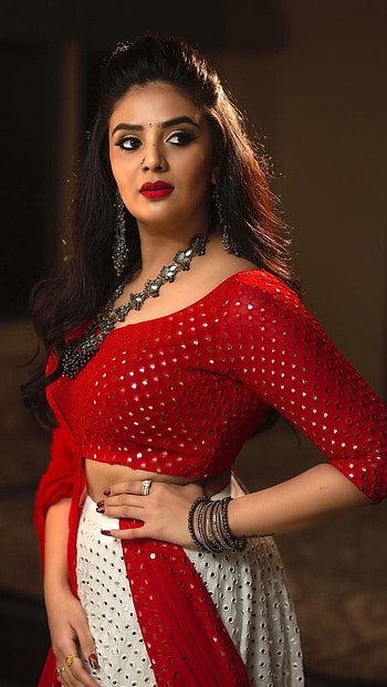 Sreemukhi, telugu actress HD phone wallpaper