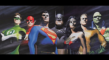 Flash, Comics, Justice League Of America, Aquaman, Batman, Diana Prince, Green Lantern, Hal Jordan, Superman, Wonder Woman, Justice League HD wallpaper