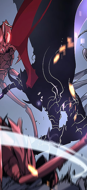 Solo Leveling Anime: Epic Action Scene, Anime, Solo Leveling HD phone wallpaper