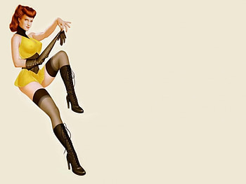 Carla Gugino, Carla, model, Gugino, actress, boots, stockings HD wallpaper