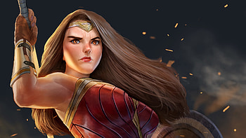Wonder Woman Fan Made Art, wonder-woman, artwork, art, artist, artstation HD wallpaper