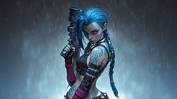 Jinx A League Of Legends Icon, jinx-league-of-legends, league-of-legends, games, 2025-games, artist, artwork, digital-art, art HD wallpaper