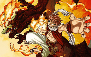 Igneel and Natsu, Igneel HD wallpaper