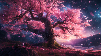 Sakura fantasy, sakura, tree HD wallpaper