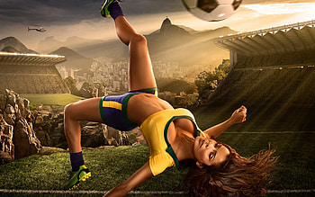 Brasil World Cup 2014, ball, world, girl, sport, cup, brasil, 2014, woman HD wallpaper