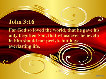 For God So Loved, Only Begotten, Believe, Love of God, Everlasting HD wallpaper