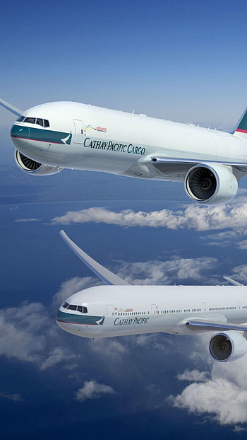 Cathay Pacific, Boeing 777 , Stunning backgrounds, Flight elegance HD phone wallpaper
