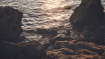 Nature, Sea, Waves, Rocks HD wallpaper