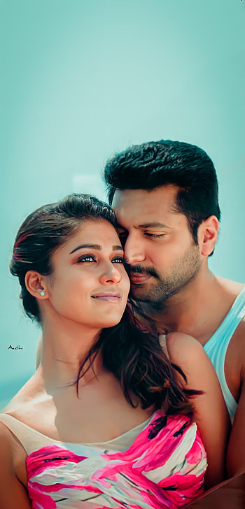 Tani oruvan, jayam_ravi, Nayantara HD phone wallpaper