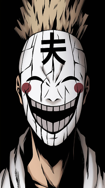 Japanese Masked Smile Men's, mask, Japanese, fantasy HD phone wallpaper