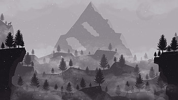 Greyscale Minimal Nature , minimalism, minimalist, artist, artwork, digital-art HD wallpaper