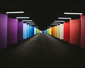 Walls, Miscellanea, Miscellaneous, Multicolored, Motley, Tunnel HD wallpaper