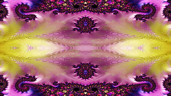 Trippy Psychedelic Fractal, trippy, psychedelic, aesthetic, Abstract, fractal HD wallpaper