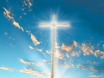 Easter sky, clouds, sky, Easter, cross HD wallpaper