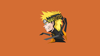 Naruto Uzumaki, minimal art HD wallpaper