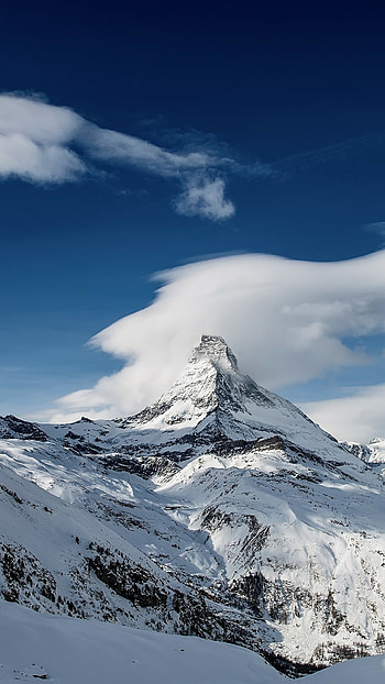 Snow mountain beauty, Awesome , , Nature's charm HD phone wallpaper