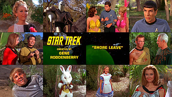 Shore Leave, Knight, The Original Series, Alice in Wonderland, Star Trek, Rabbit, Finnegan, TOS, Spock, Kirk HD wallpaper