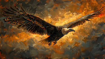 Majestic Vulture in Flight, vulture HD wallpaper