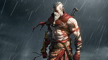 Kratos Fanart , kratos, games, god-of-war, artist, artwork, digital-art, deviantart HD wallpaper