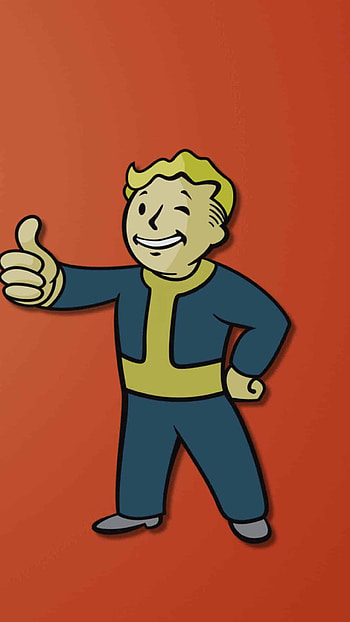 Fallout Vault Boy Red, U , Gaming, Fallout HD phone wallpaper