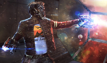 Star Lord Artworks, star-lord, superheroes, artist, deviantart HD wallpaper