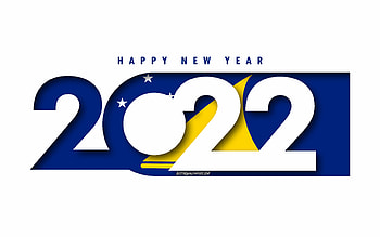 Happy New Year 2022 Tokelau, white background, Tokelau 2022, Tokelau 2022 New Year, 2022 concepts, Tokelau, Flag of Tokelau HD wallpaper