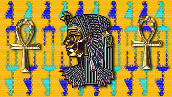 Egyptian Glass Deco, Art Deco, Art Deco , Windows 10 wide screen background, Art Deco Background, Windows 10 Art Deco background, Windows 10 Background HD wallpaper