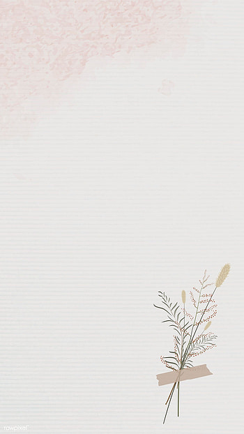 premium vector of Vintage leaves design background mobile . Latar belakang pastel, estetika, cantik, Minimalist Flower HD phone wallpaper