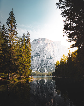 Landscape, Nature, Mountains, Lake, Forest HD phone wallpaper