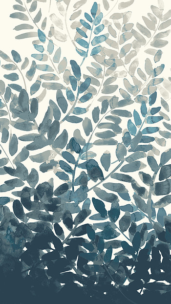 west elm - Watercolor Fern Mobile HD phone wallpaper