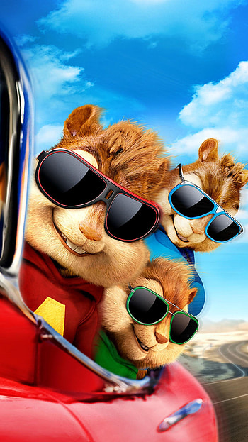 Alvin and the Chipmunks: The Road Chip (2022) movie HD phone wallpaper