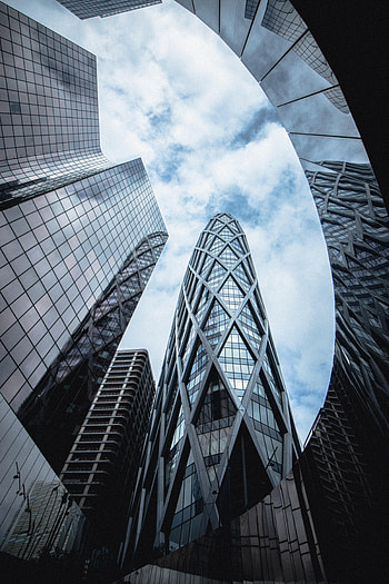 Cities, Architecture, Building, Modern, Up To Date, Bottom View HD phone wallpaper