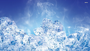 Melting Ice Cubes HD wallpaper
