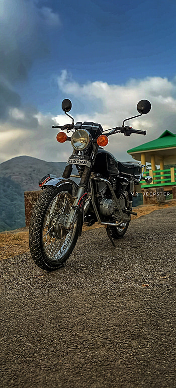 Rx 100, yamaha, nature, rx100, bike HD phone wallpaper