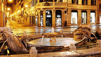 Barcaccia Fountain, Travels, San Carlo Suite, Rom Lage HD wallpaper