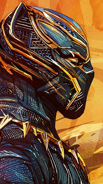 Black Panther Bold: Marvel Movie , Black Panther (Marvel Comics), movie HD phone wallpaper