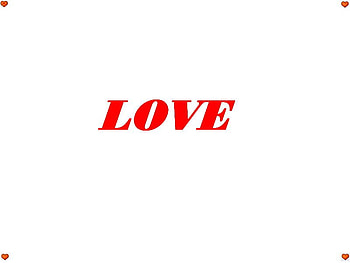 LOVE, hearts, white, red HD wallpaper