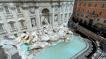 Fontana di Trevi, Rome Italy, 3D Model, Travels HD wallpaper