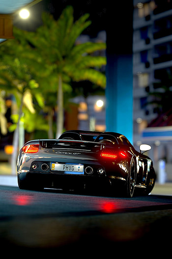 Sports, Porsche, Cars, Shine, Light, Sports Car, Supercar, Race, Porsche Carrera Gt, Porsche Carrera HD phone wallpaper