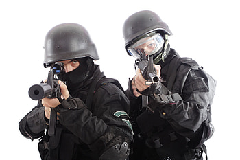 Rapid Intervention Team, machine gun, sniper HD wallpaper